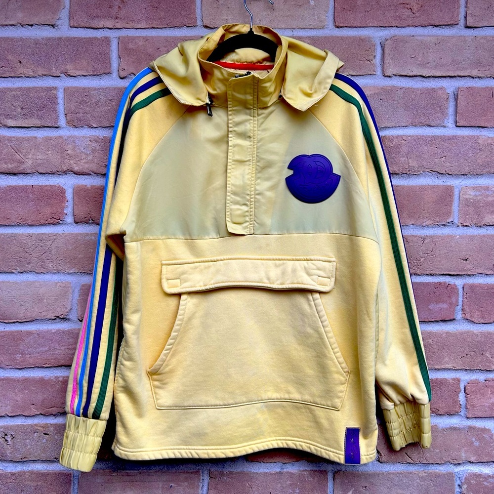 Frost Originals No Feelings Yellow Hoodie Streetwear Mens Tattoo Art Small